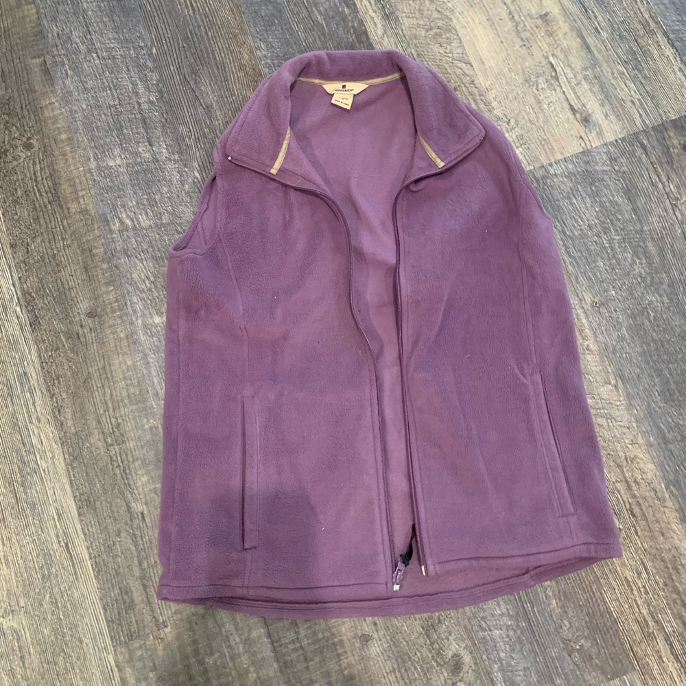 Vintage Woolrich Lavender Purple Fleece Vest